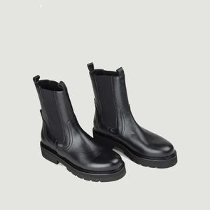 ANAKI JONNA BOOTS IN GRAINED LEATHER